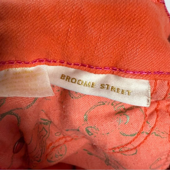 Kate Spade Broome Streer Orange Ankle Cropped Jeans Womens Size 24 GUC - Picture 5 of 5